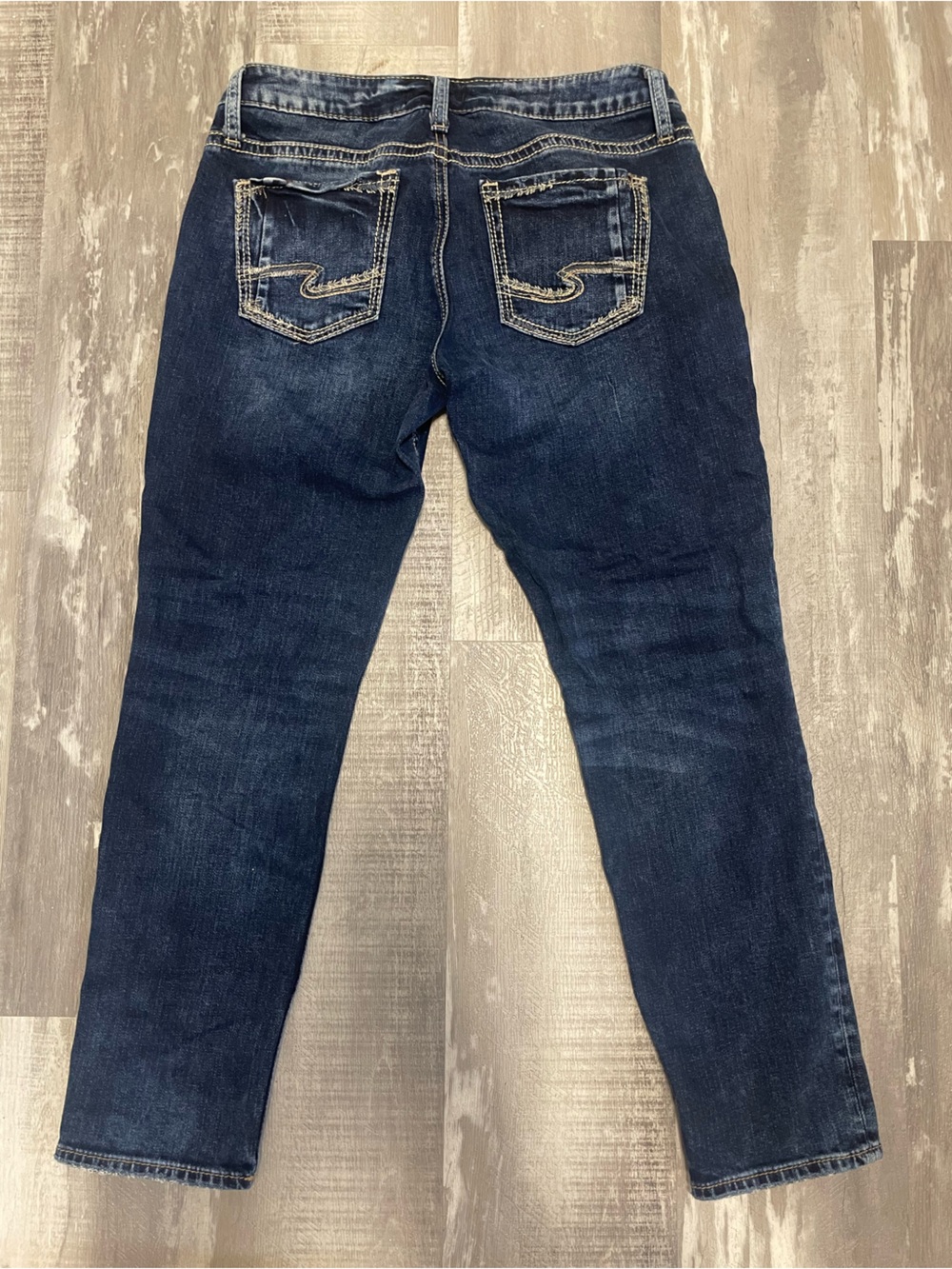 Silver Jeans Navy Skinny Fit Jeans
